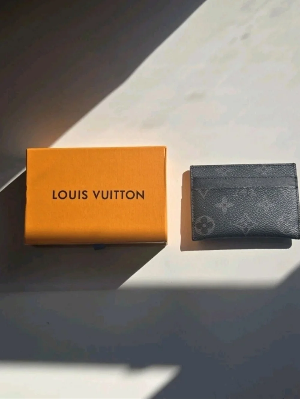 Louis Vuitton Black Monogram Slim Card Case - Picture 4 of 5
